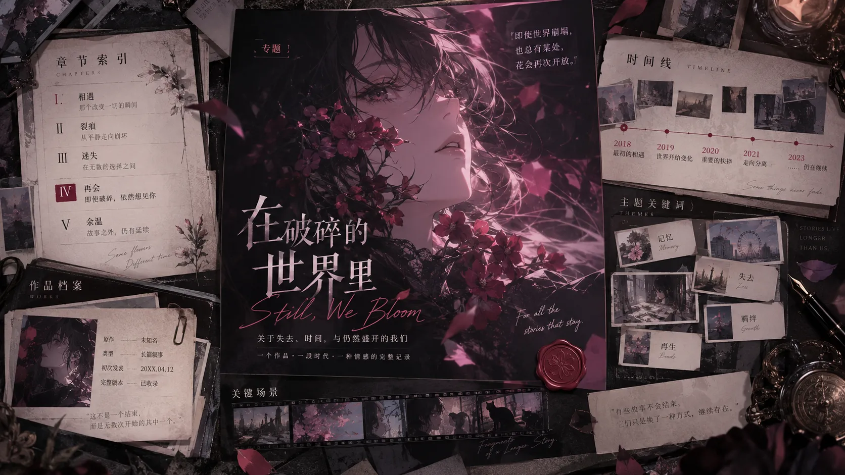 纸鸢书简动漫主题配图